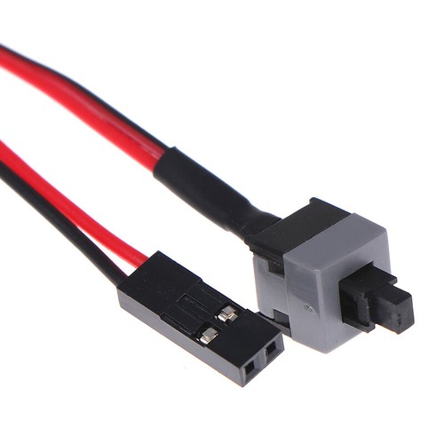 5Pcs PC computer motherboard power cable switch on/off/reset replacement&Z0 _yi - Afbeelding 3 van 7