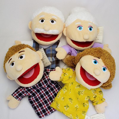Jeffy Hand Puppet Cartoon Plush Toy Stuffed Doll Soft Figurine Kids Baby Gift