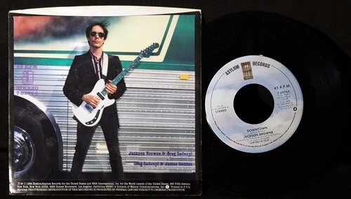 Jackson Browne-For A Rocker-Downtown-Asylum 7-69764-VTG '83 Picture Slv 45-NM!! - Picture 2 of 2