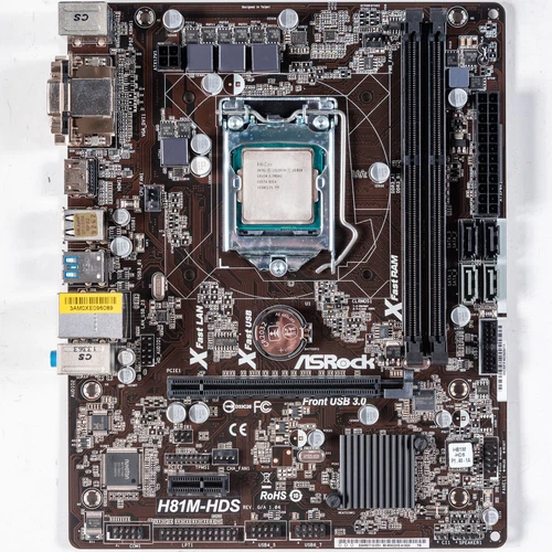ASRock H81M-HDS LGA1150 MicroATX Motherboard DDR3 USB 3.0 Intel 4th Gen Haswell