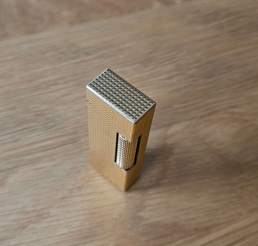 Gold Plated Vintage Dunhill Lighter eBay