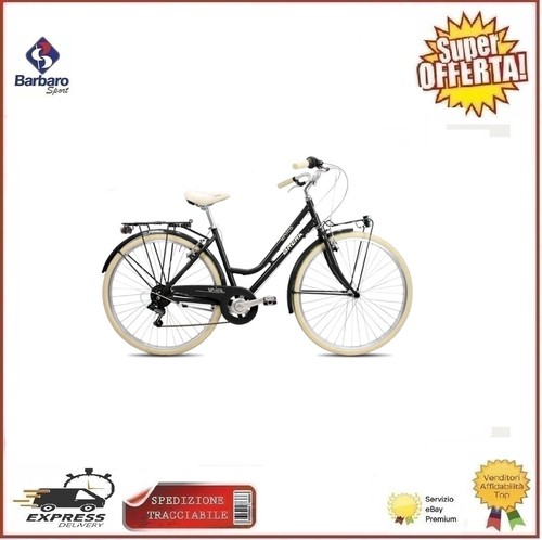 Bici 28 City Bike Alluminio Brera Unica 6V Shimano Biciletta Passeggio  Donna 54 | eBay