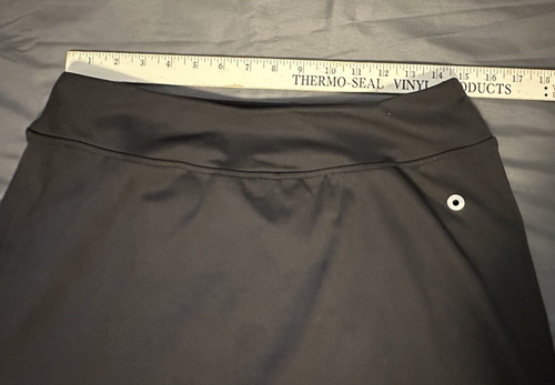 Oyamiki Black Skirt W/built In Shorts Skort Large Comfortable New - Picture 7 of 10