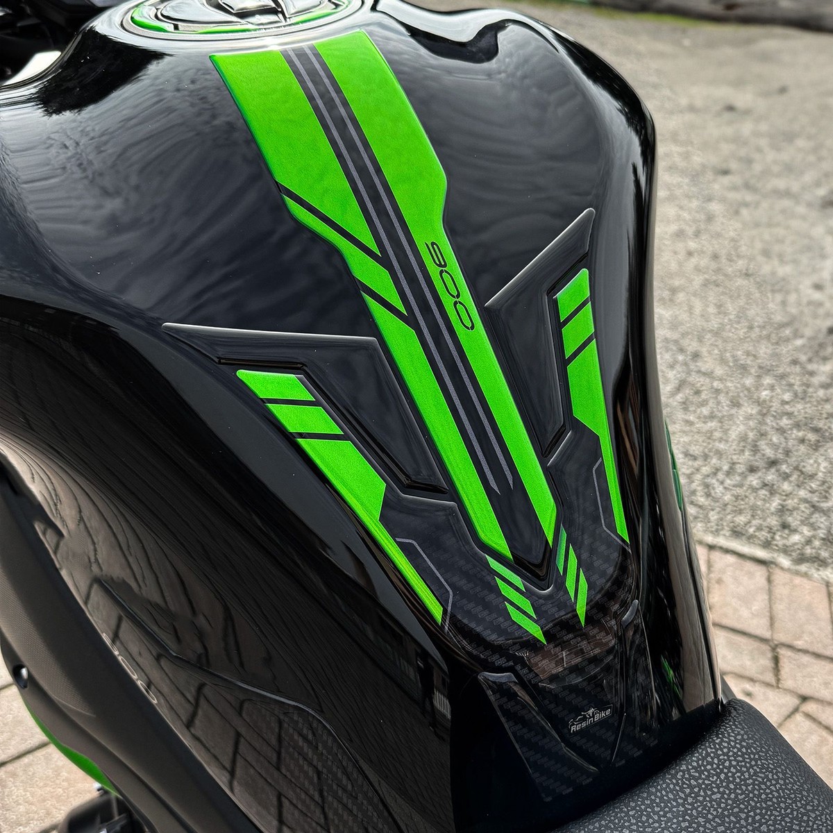 Paraserbatoio per oto Copatibile con Kawasaki per Z900 2021-Adesivo