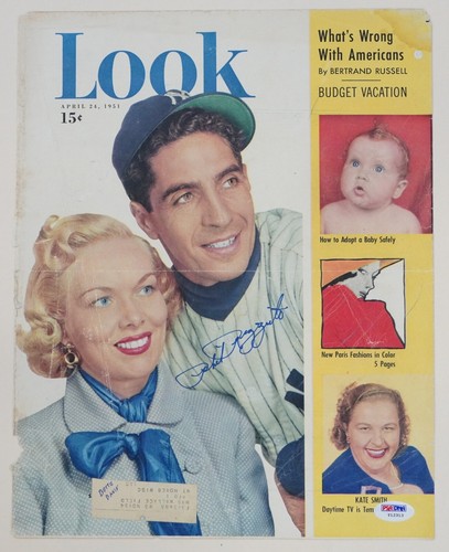 Phil Rizzuto Signed 1951 LOOK Magazine Cover PSA/DNA Gem Mint 10 Yankees Auto'd - Picture 3 of 24