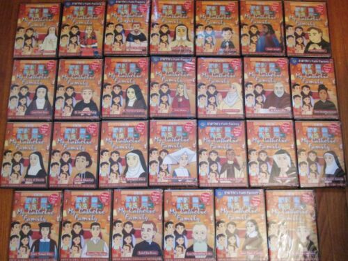 EWTN'S COMPLETE MY CATHOLIC FAMILY ANIMATED FOR KIDS*CATHOLIC SAINTS 27-DVD SET - Imagen 2 de 2