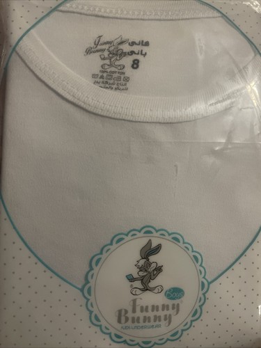 kids underwear white Long Sleeves T-shirts Top Egyptian Cotton 100%. - Picture 4 of 4