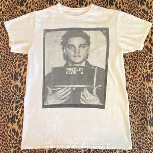 elvis army mugshot t shirt