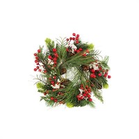 TüRkranz Weihnachten - Adventskranz Mit Pinienzapfen, Beeren Und BläTtern -