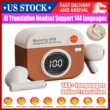 NEW Q86 Translator Earbuds 144 Languages Real Time Online Translation Earphones