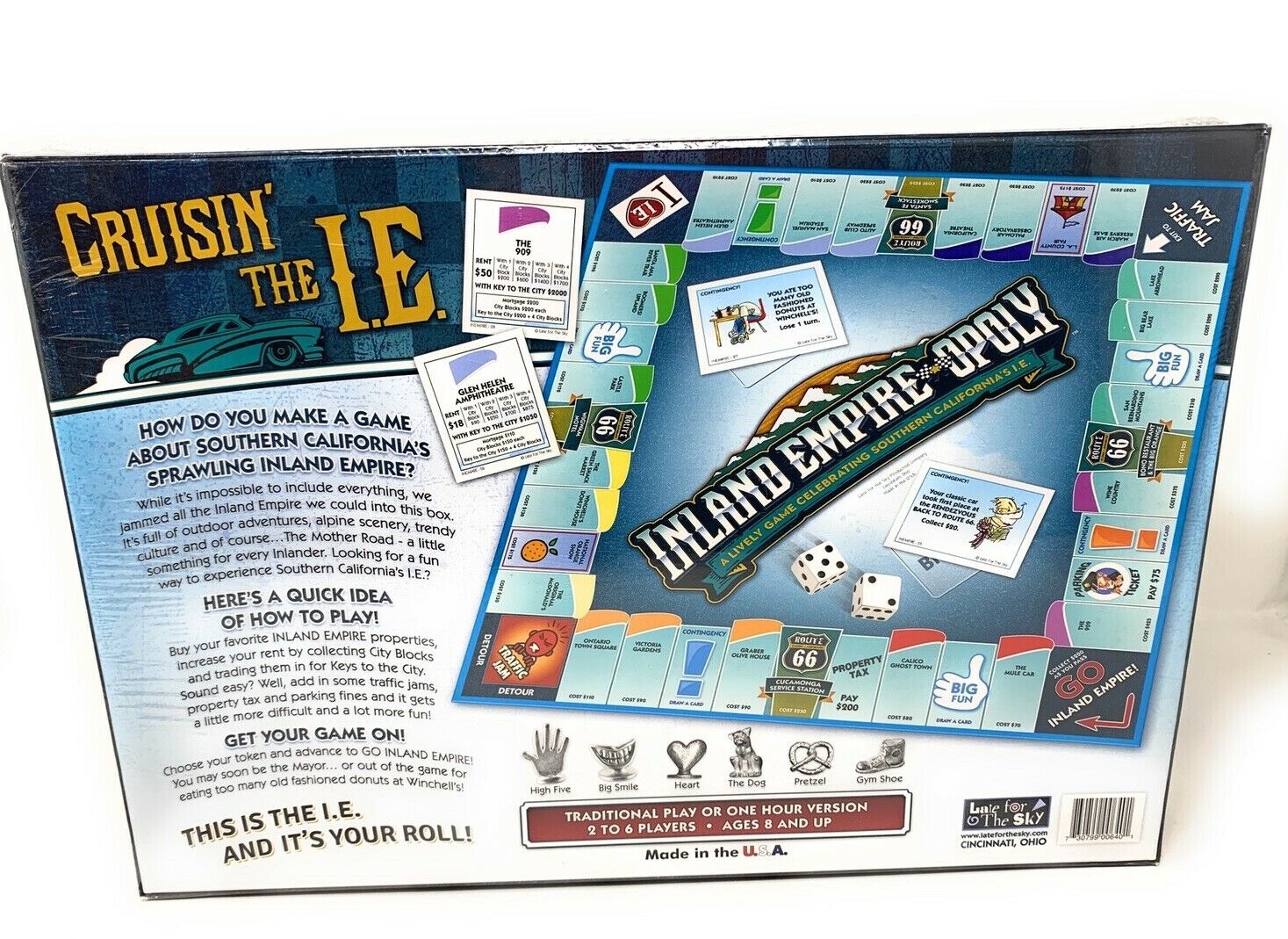 NEW Inland Empire Opoly Monopoly Board Game Boardgame Made in USA  730799006401 | eBay