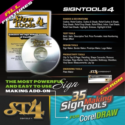 Sign Making Vinyl Cutting Software - SignTools 4 CorelDRAW & Adobe illustrator