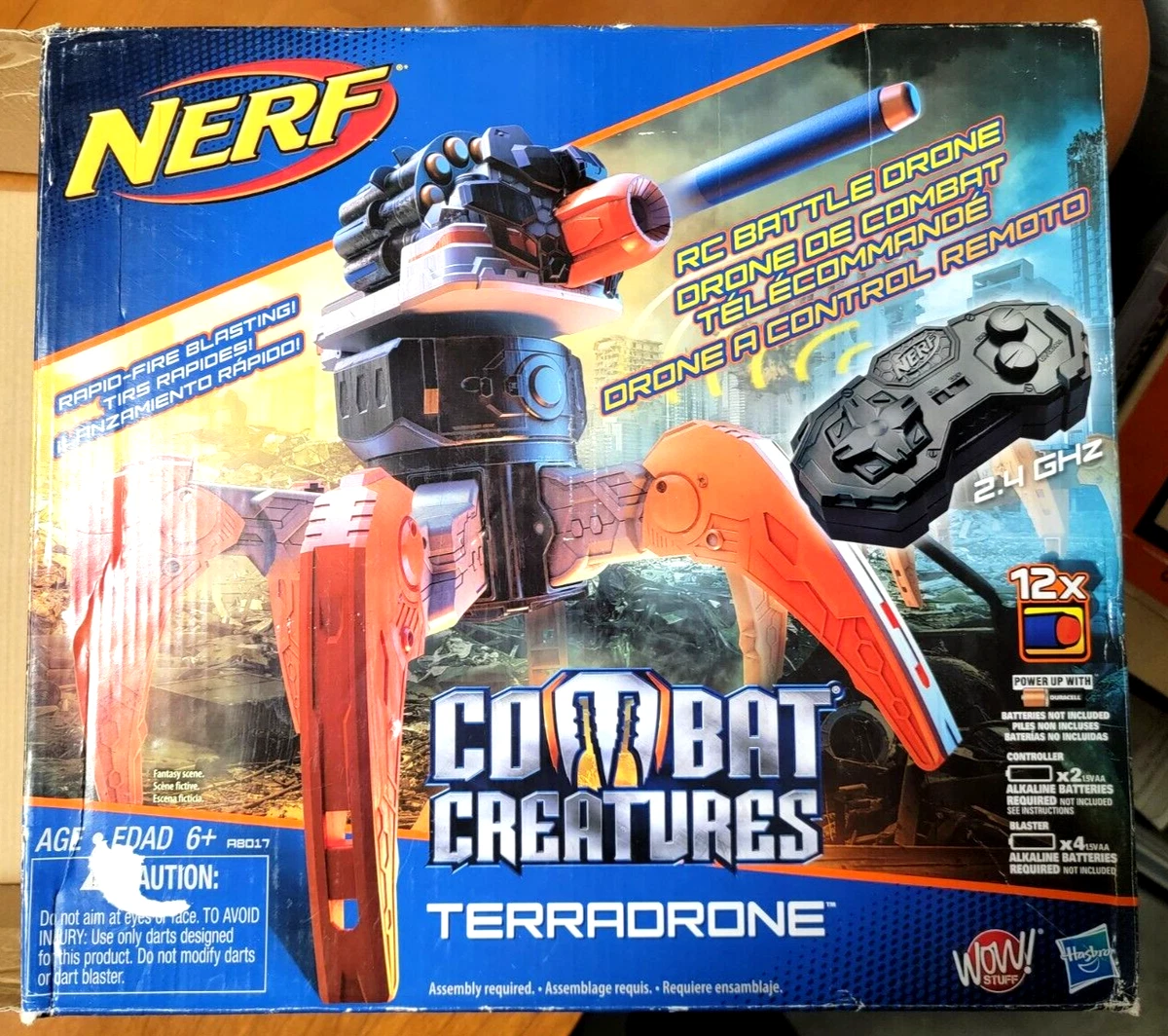 NERF Combat Creatures Terradrone / Remote RC Battle NOS Open | eBay