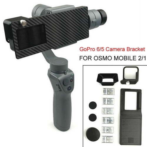 New DJI OSMO Mobile 2/1 Gimbal Mount Adapter Plate Holder For GoPro Hero 6 5 B - Picture 5 of 13