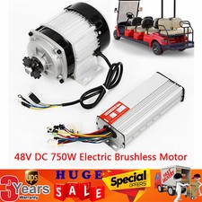 48V Brushless Electric Motor Kit Controller Pedal E-Bike Go Kart ATV Trike 750W