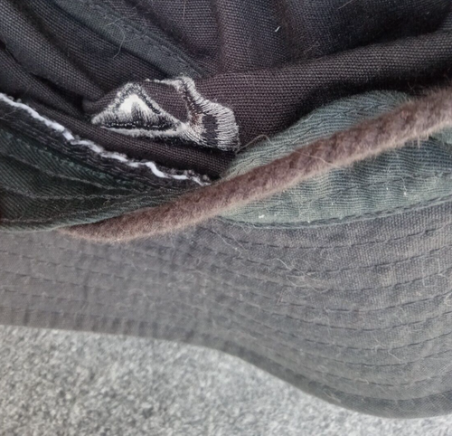 Cappello Boonie Secchiello Argento Rapido Nero Adulto Sole Campeggio Escursione Med Large - Foto 10 di 11