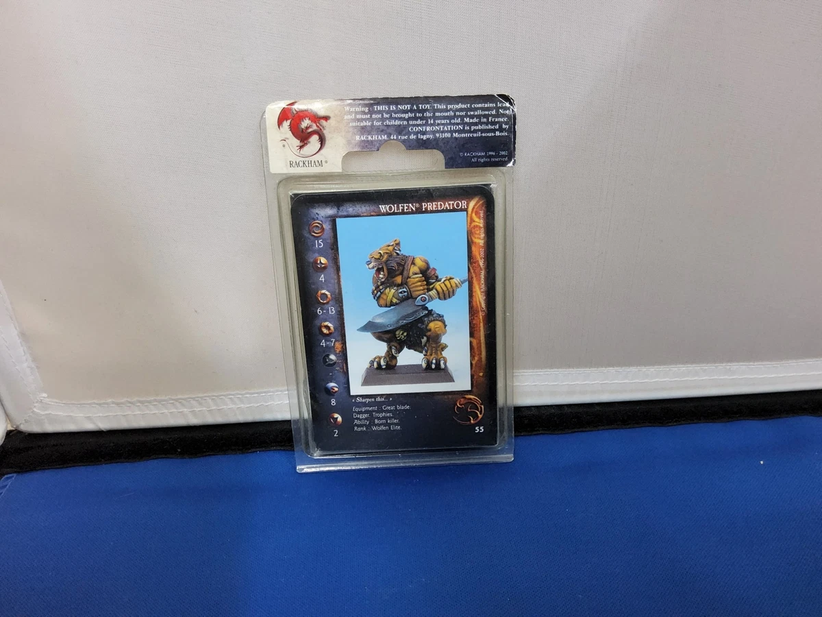 Figurine Rackham Confrontation – Wolfen Lonewolf – Boîte Neuve Scellée (NIB)