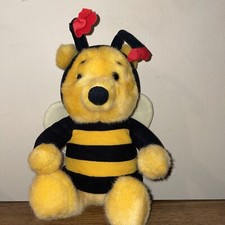 Disney Winnie The Pooh Plush Honey Bee Costume 1997 Mattel 9'' Stuffed Bear