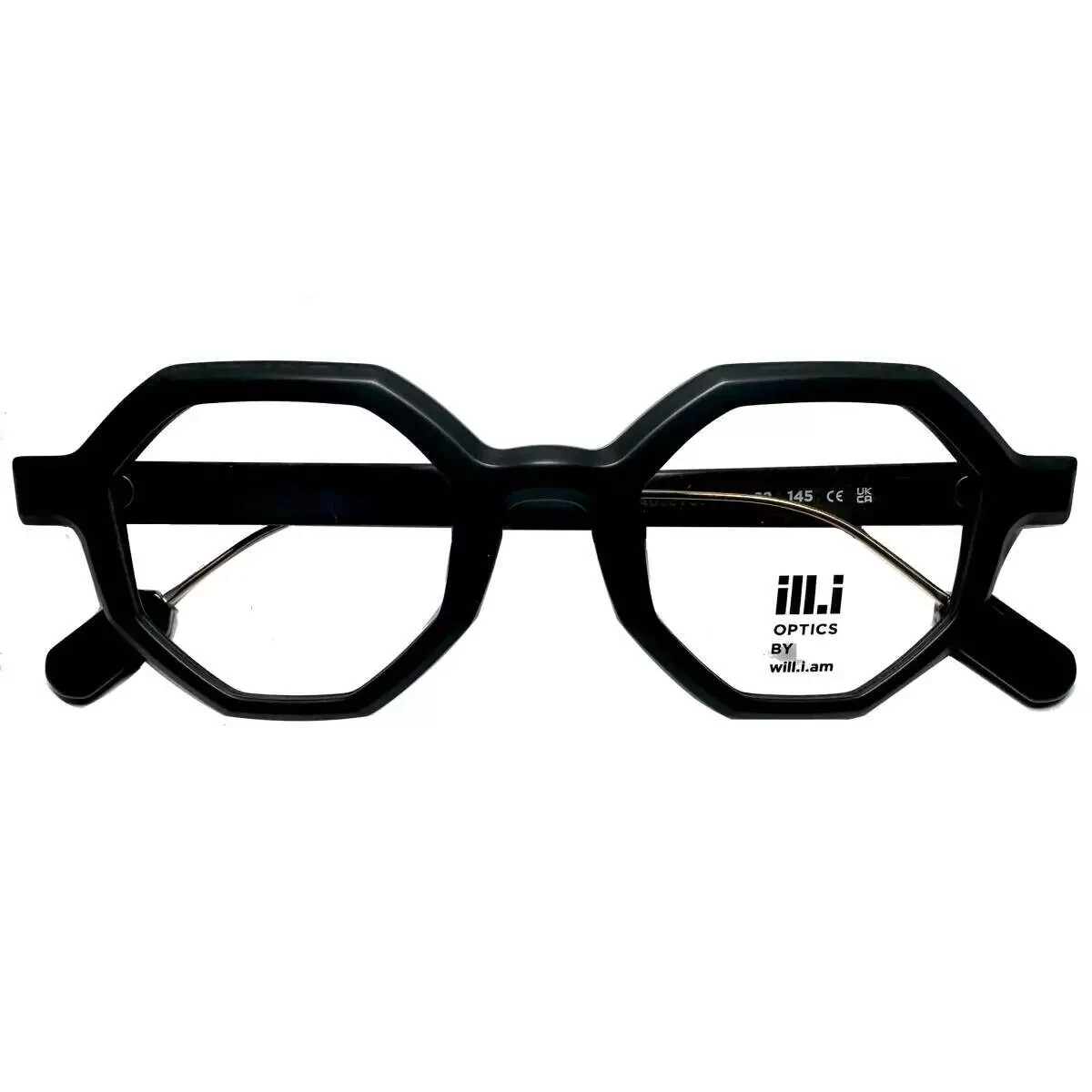 Lunettes de vue géométriques ill.i optics WA038 Noir mat 47mm