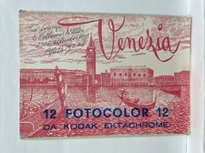Venezia (Venice) italy Postcard Booklet - 12 Photos