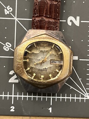 ちゃり(*ˊ˘ˋ*) Rare ORIENT Automatic 21 jewels Japan Men Wrist Watch