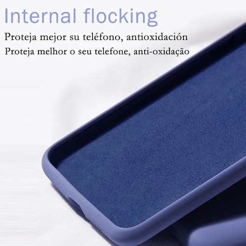 For Huawei P40 P30 Pro P20 Lite Soft Liquid Silicone Case Cover Square Edge - Picture 4 of 22