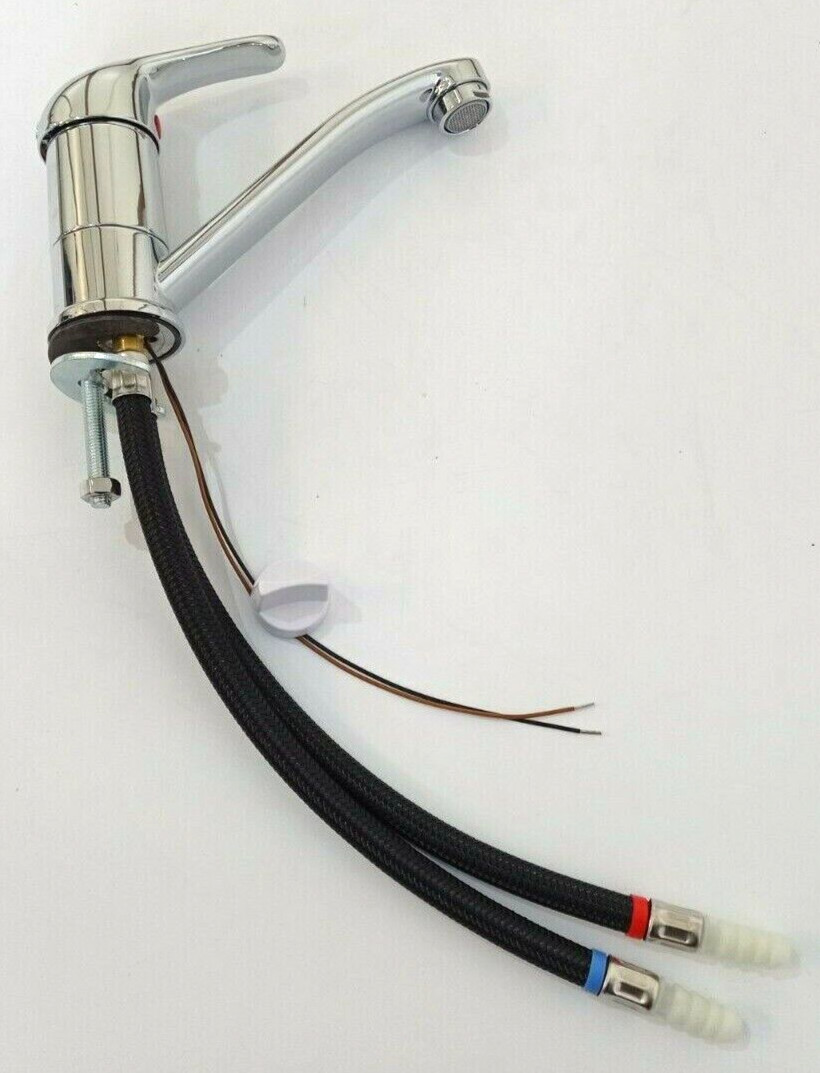 Comet Ducale Chrome Microswitch Mixer Tap 15cm Spout for Caravan + Motorhome CT7