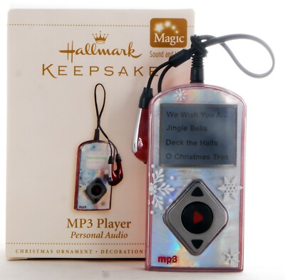 Hallmark Keepsake Ornament   2006 MP3 Player - Plays 4 Christmas Songs - NEW