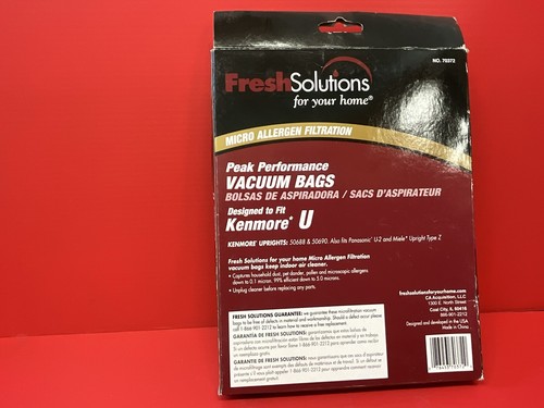 FRESH SOLUTIONS-3pk Sacchetti sottovuoto filtrazione micro allergeni KENMORE stile C - Foto 2 di 2