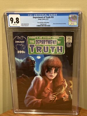 CGC 9.8 DEPARTMENT OF TRUTH  10 LUONG TRADE DRESS HOUSE OF SECRETS HOMAGE