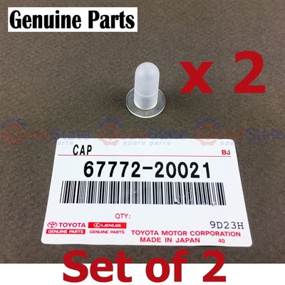 Genuine Hiace LH102 KLH28 KLH22 KLH18 KLH12 Back Tail Door Trim Retainer Cap x2