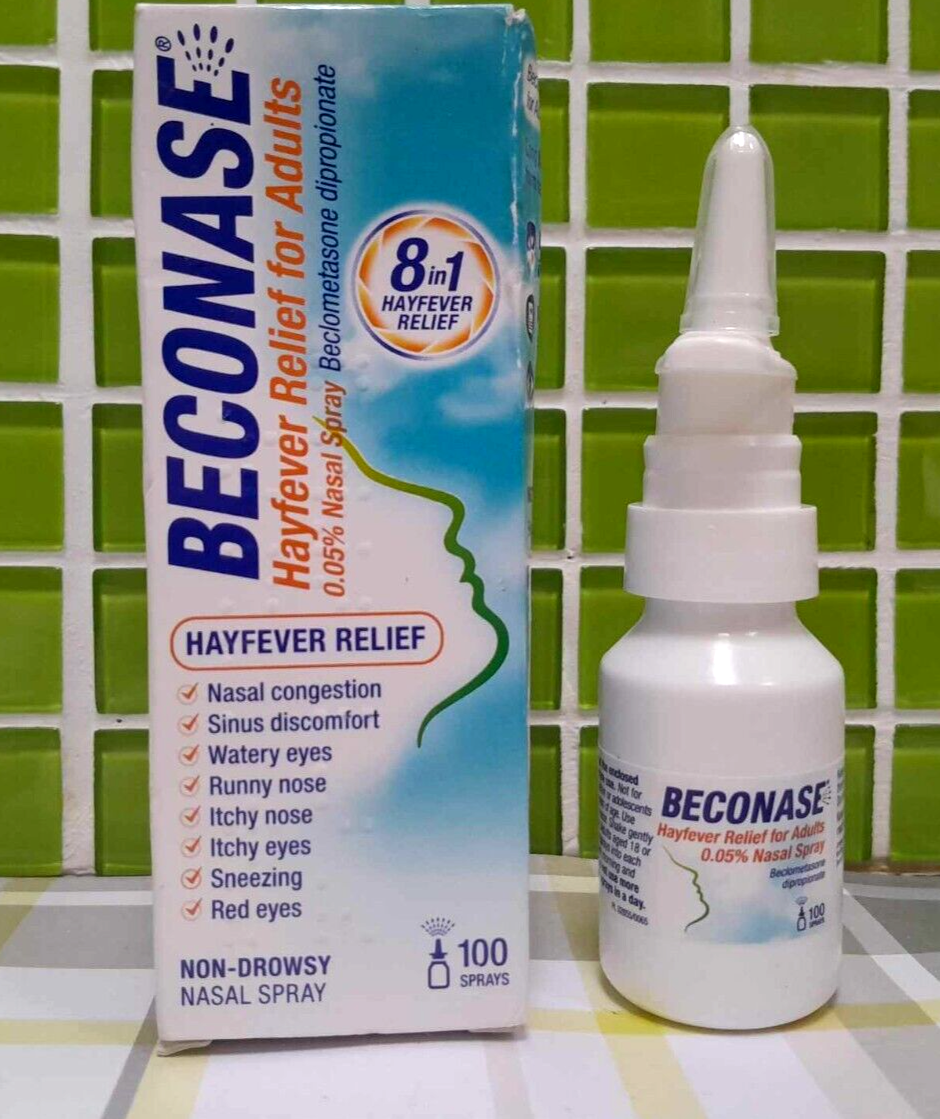 BECONASE NASAL SPRAY HAYFEVER RELIEF FOR ADULTS 100 SPRAY eBay