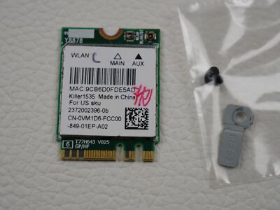 Qualcomm Atheros QCNFA364A PCIE WLAN Wifi Modul CN-0VM1D6 aus Alienware 17 R3