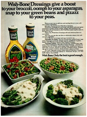 food wishes blue cheese dressing 1979 Wish-Bone Print Ad, Italian Boost Broccoli Peas Beans A 24 fluid ounce handmade oxfords shoes Chubby Checker Posters & Color:Princess Blue