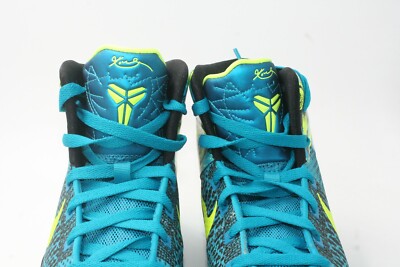 Nike Kobe IX Elite Perspective 5.5Y=Womens sz 7 Neo Turquoise Volt