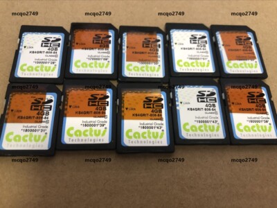 10PCS cactus Industrial Grade  4GB Memory Card SD card KS4GRIT-806-84
