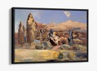 PAUL NASH, LANDSCAPE OF MOON'S FIRST QUARTER -FLOAT EFFECT CANVAS WALL ART PRINT