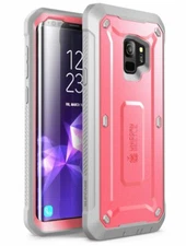SUPCASE For Samsung Galaxy S9, Dual Layer Holster Case Full Body Cover w/ Screen