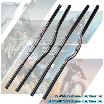 Bicycle Handlebar Aluminum Alloy 25.4/31.8mm 660/720/780mm Bike Flat/riser Bar