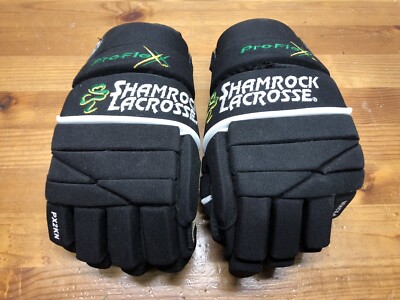 12'' Lacrosse Gloves Pro Flexx Shamrock Lacrosse