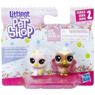 Littlest Pet Shop Frosting Frenzy Birds 2er Pack Strawberry Birdet & Velvet Peahen