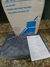 Sensonic (model Ms-418) Surround Sound Speaker Sub- Woofer, 8" Woofer, Open Box,