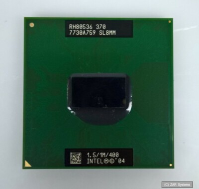 Intel Celeron M 370 CPU Prozessor - 1,5 GHz - 1MB L2 Cashe, 400Mhz FSB, Tray, 1A