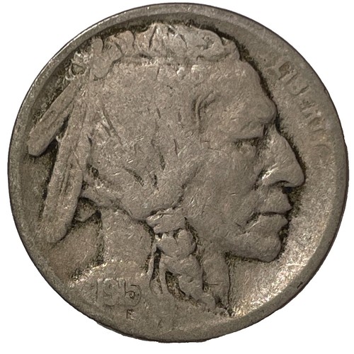 バッファロー5セント　希少年号　1915-S 1915 S - Buffalo Nickel 5¢ - VF - Very Fine Details Acid Treated