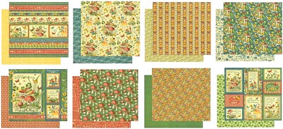 Graphic 45 Little Things 8'' Cardstock PICK Bloom Ladybug Kindness Sunshine Daisy