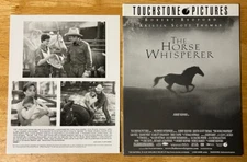 The Horse Whisperer Original Movie Press Kit Horses Drama Robert Redford Scarlet