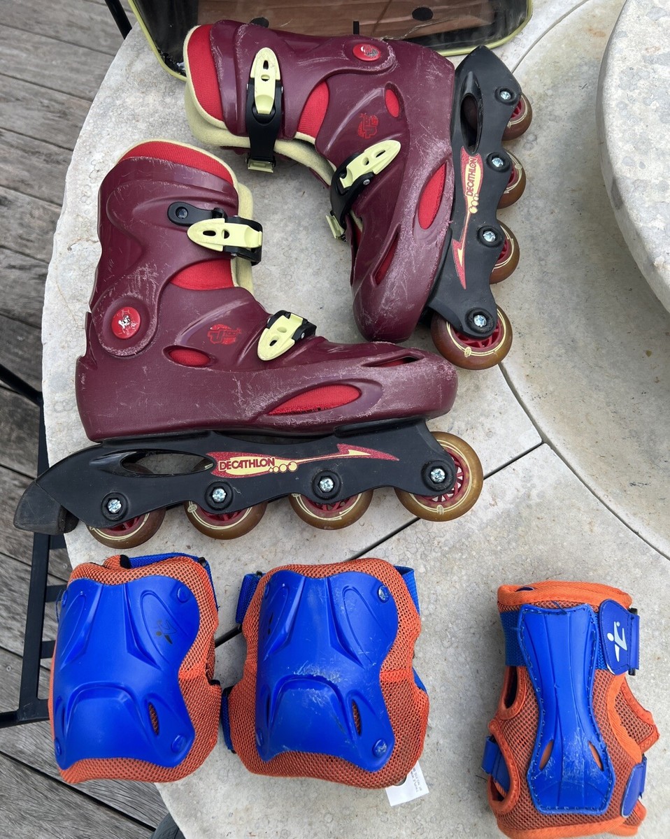 Rollers en ligne Décathlon Pointure 37 Avec un jeu de Protections