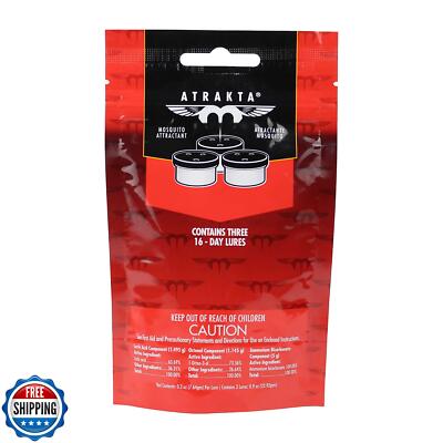 Mosquito Magnet ATRAKTA Mosquito Trap Attractant Pods   3 Pack