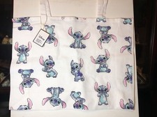 BNWT DISNEY STITCH HUGE COTTON TOTE SHOPPING BAG HUGE SIZE PRIMARK