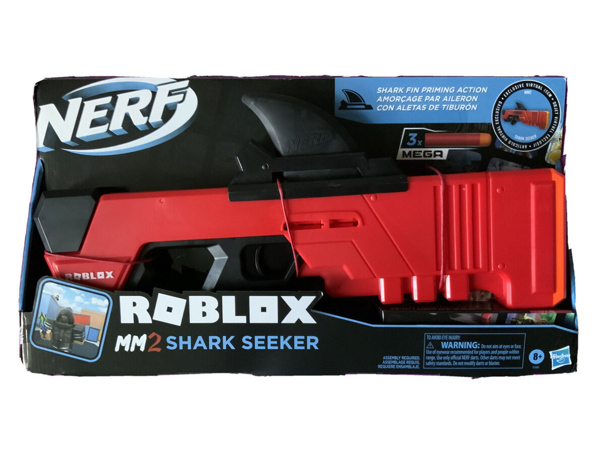 REDEEMING NEW SHARKSEEKER NERF X ROBLOX EVENT *CODE GUN* IN MURDER MYSTERY  2 (ROBLOX MM2) 